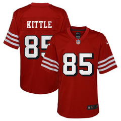 George Kittle San Francisco 49ers Youth Game Jersey Scarlet - Nike
