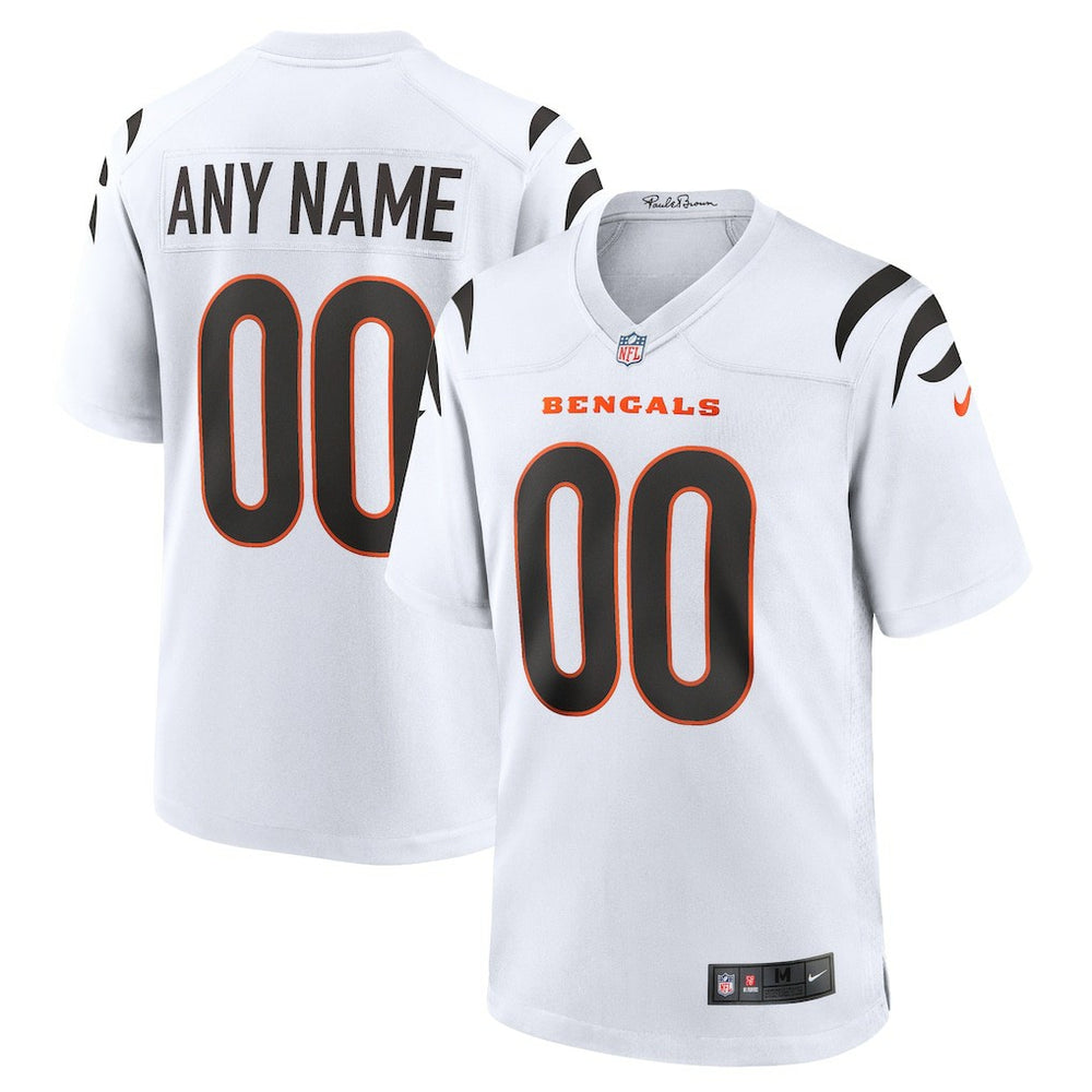 Cincinnati Bengals Game Custom Jersey White - Nike