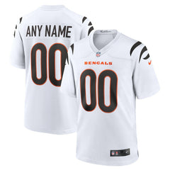 Cincinnati Bengals Game Custom Jersey White - Nike