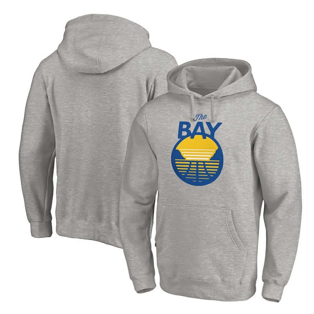 NBA - Golden State Warriors The Bay Logo Pullover Hoodie - Heathered Gray