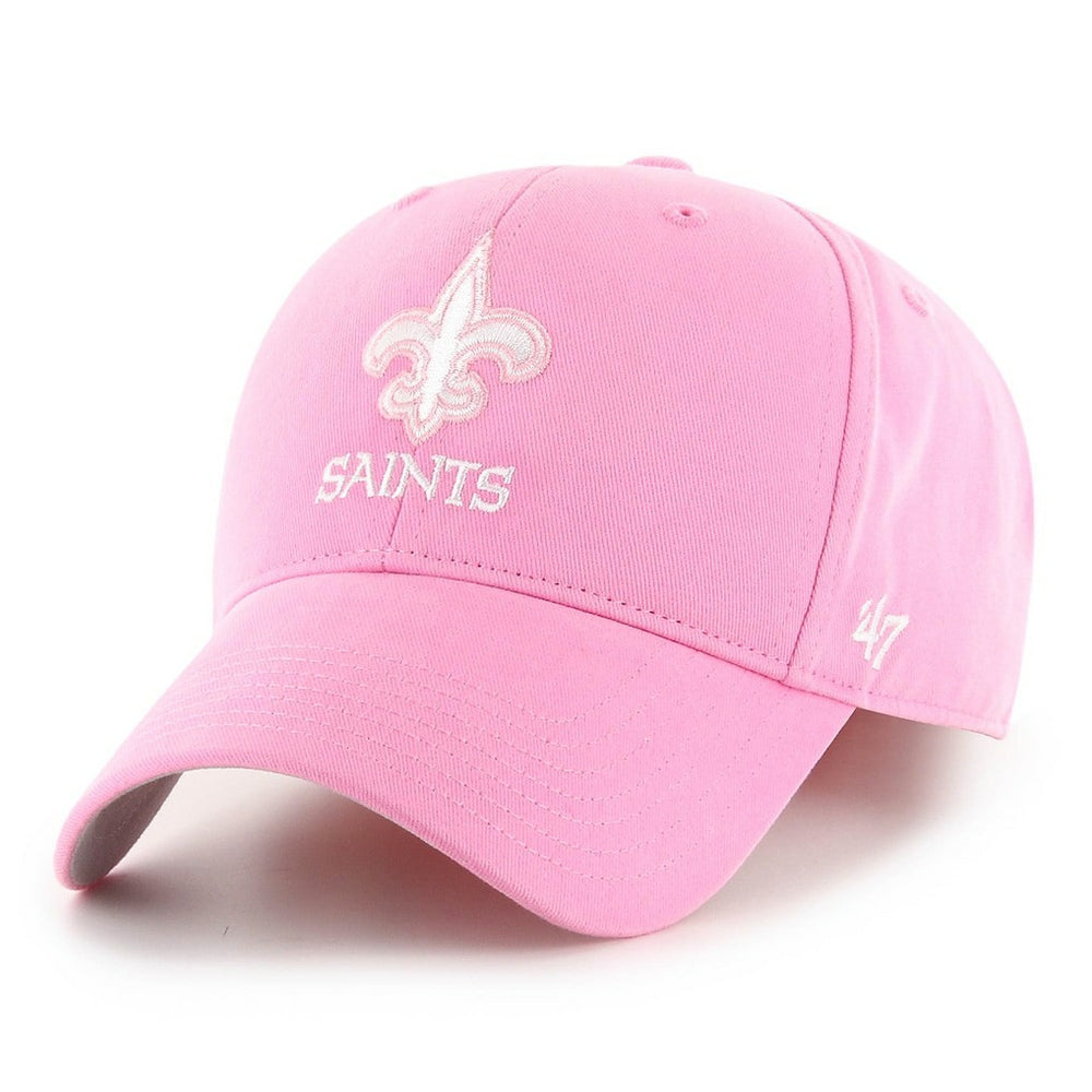 New Orleans Saints '47 Girls Youth Rose MVP Adjustable Hat Pink - 47 brand