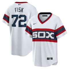 Carlton Fisk Chicago White Sox Nike Home Cooperstown Collection Team Player Jersey for sale