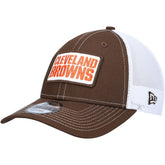 Cleveland Browns New Era 9FORTY Trucker Snapback Hat Brown - NFL