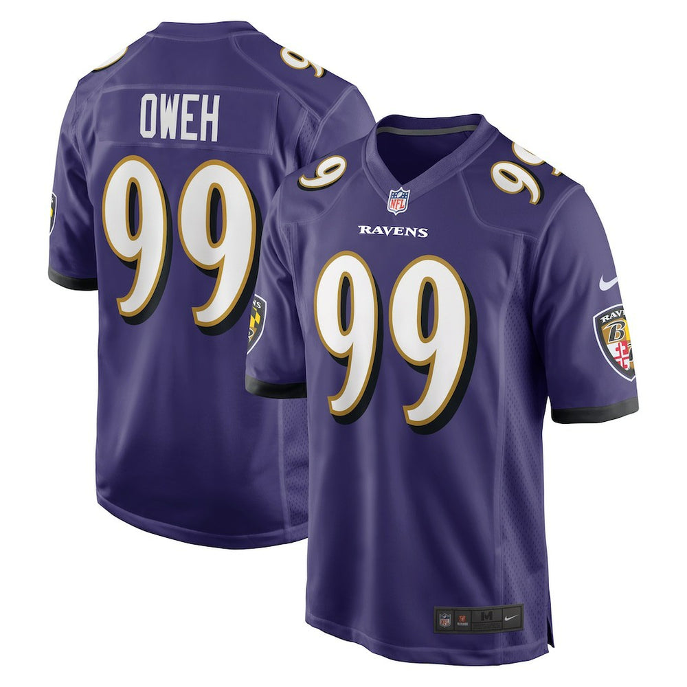 Odafe Oweh Baltimore Ravens Game Jersey Purple - Nike