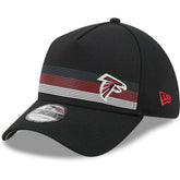 Atlanta Falcons New Era Flawless Stripe 39THIRTY Flex Hat Black - NFL