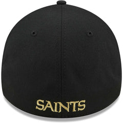 New Orleans Saints New Era Flawless Stripe 39THIRTY Flex Hat Black - NFL