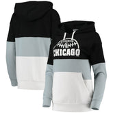 Chicago White Sox G-III Sports by Carl Banks Women's Block and Tackle Colorblock Pullover Hoodie Online