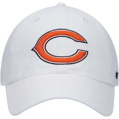 Chicago Bears '47 Logo Clean Up Adjustable Hat White - 47 brand