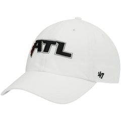 Atlanta Falcons '47 Clean Up Adjustable Hat White - 47 brand
