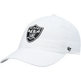 Las Vegas Raiders '47 Clean Up Adjustable Hat White - 47 brand