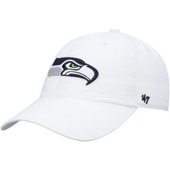 Seattle Seahawks '47 Clean Up Adjustable Hat White - 47 brand