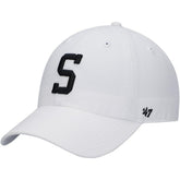 Pittsburgh Steelers '47 Clean Up Adjustable Hat White - 47 brand