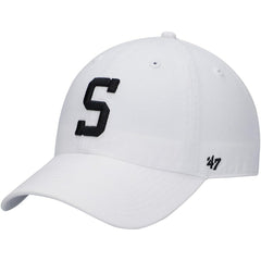 Pittsburgh Steelers '47 Clean Up Adjustable Hat White - 47 brand