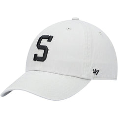 Pittsburgh Steelers '47 Clean Up Adjustable Hat Gray - 47 brand