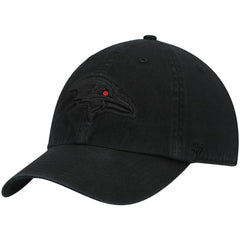 Baltimore Ravens '47 Team Tonal Clean Up Adjustable Hat Black - 47 brand