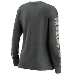 New Orleans Saints WEAR by Erin Andrews Women's Long Sleeve Thermal T-Shirt Gray - NFL