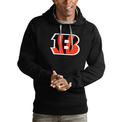 Cincinnati Bengals Antigua Victory Pullover Hoodie Black - NFL