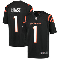 Ja'Marr Chase Cincinnati Bengals Youth Game Jersey Black - Nike