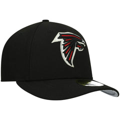 Atlanta Falcons New Era Omaha Low Profile 59FIFTY Fitted Hat Black - NFL