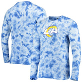 Los Angeles Rams New Era Tie-Dye Long Sleeve T-Shirt Royal - NFL