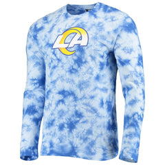 Los Angeles Rams New Era Tie-Dye Long Sleeve T-Shirt Royal - NFL
