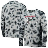 Atlanta Falcons New Era Tie-Dye Long Sleeve T-Shirt Black - NFL