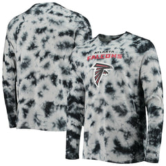 Atlanta Falcons New Era Tie-Dye Long Sleeve T-Shirt Black - NFL