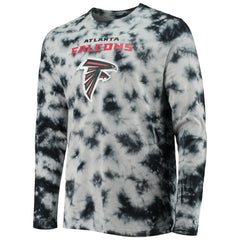 Atlanta Falcons New Era Tie-Dye Long Sleeve T-Shirt Black - NFL