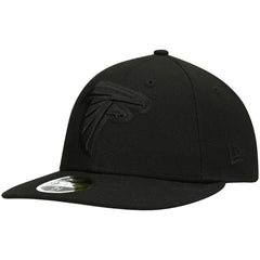 Atlanta Falcons New Era Black on Black Low Profile 59FIFTY II Fitted Hat Black - NFL