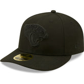 Jacksonville Jaguars New Era Black on Black Low Profile 59FIFTY II Fitted Hat Black - NFL