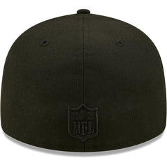 Jacksonville Jaguars New Era Black on Black Low Profile 59FIFTY II Fitted Hat Black - NFL