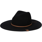 Seattle Seahawks New Era Women's Willow Wide Brim Fedora Black - NFL