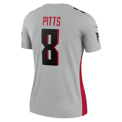 Kyle Pitts Sr. Atlanta Falcons Women's Inverted Legend Player Performance Top Gray - Nike