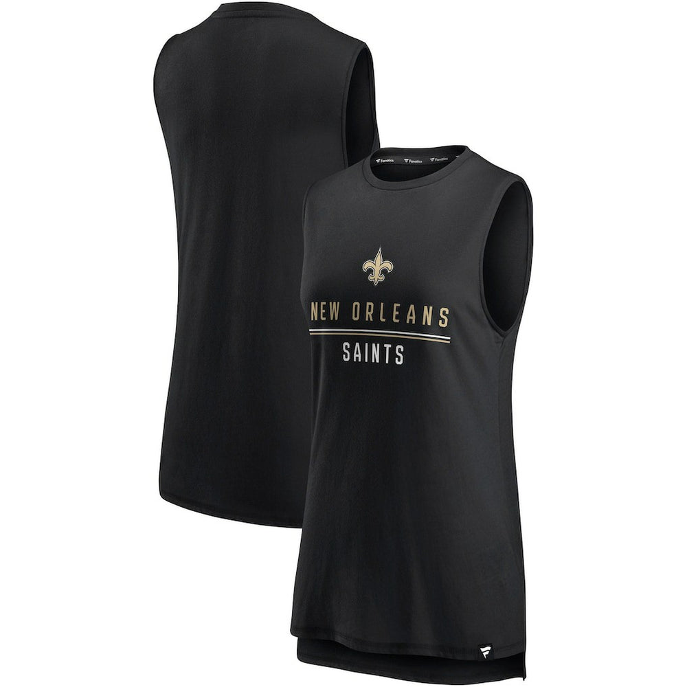 New Orleans Saints Women's True Contender Tank Top Black - Fanatics
