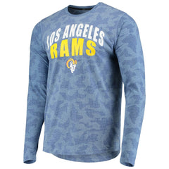Los Angeles Rams MSX by Michael Strahan Camo Performance Long Sleeve T-Shirt Royal - NFL