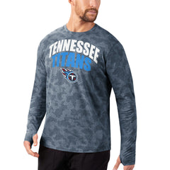 Tennessee Titans MSX by Michael Strahan Camo Long Sleeve T-Shirt Navy - NFL