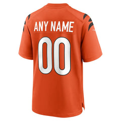 Cincinnati Bengals Alternate Game Custom Jersey Orange - Nike
