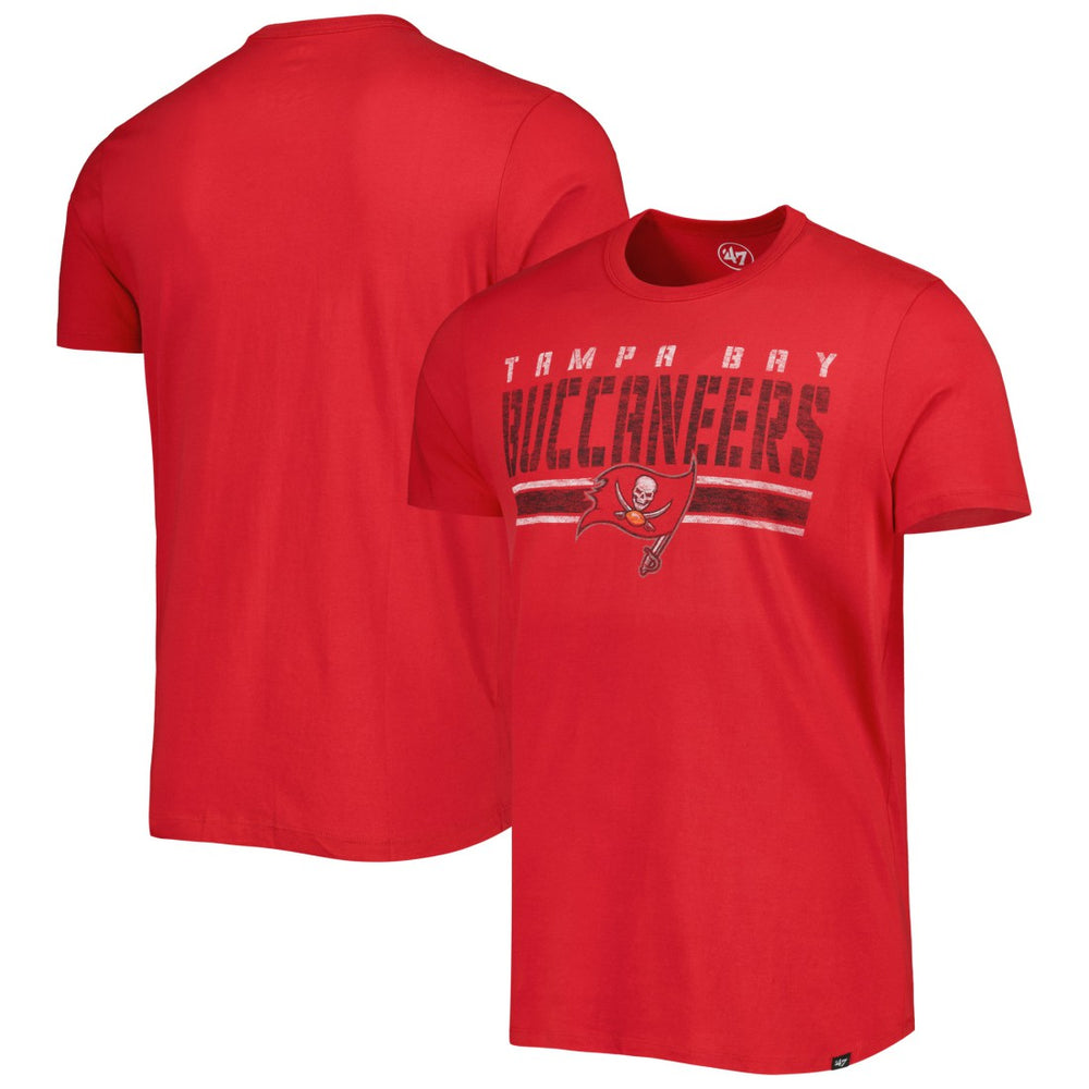 Tampa Bay Buccaneers '47 Team Stripe T-Shirt Red - 47 brand