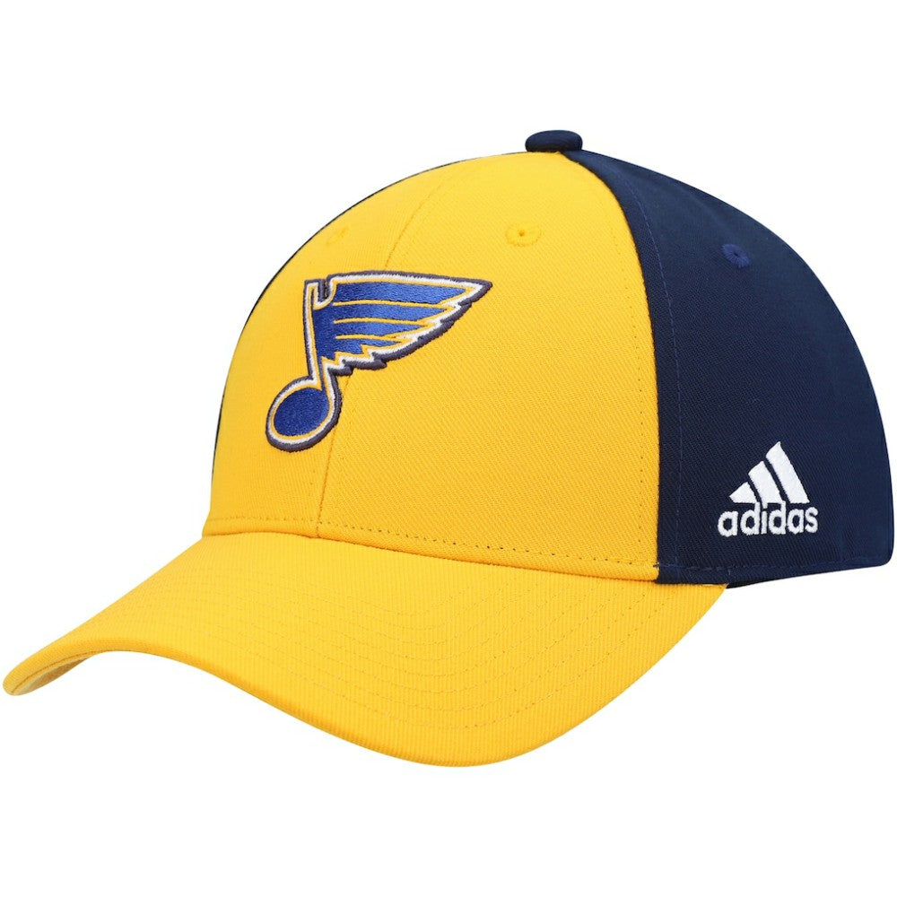 St. Louis Blues - adidas Team Adjustable Hat Gold/Navy