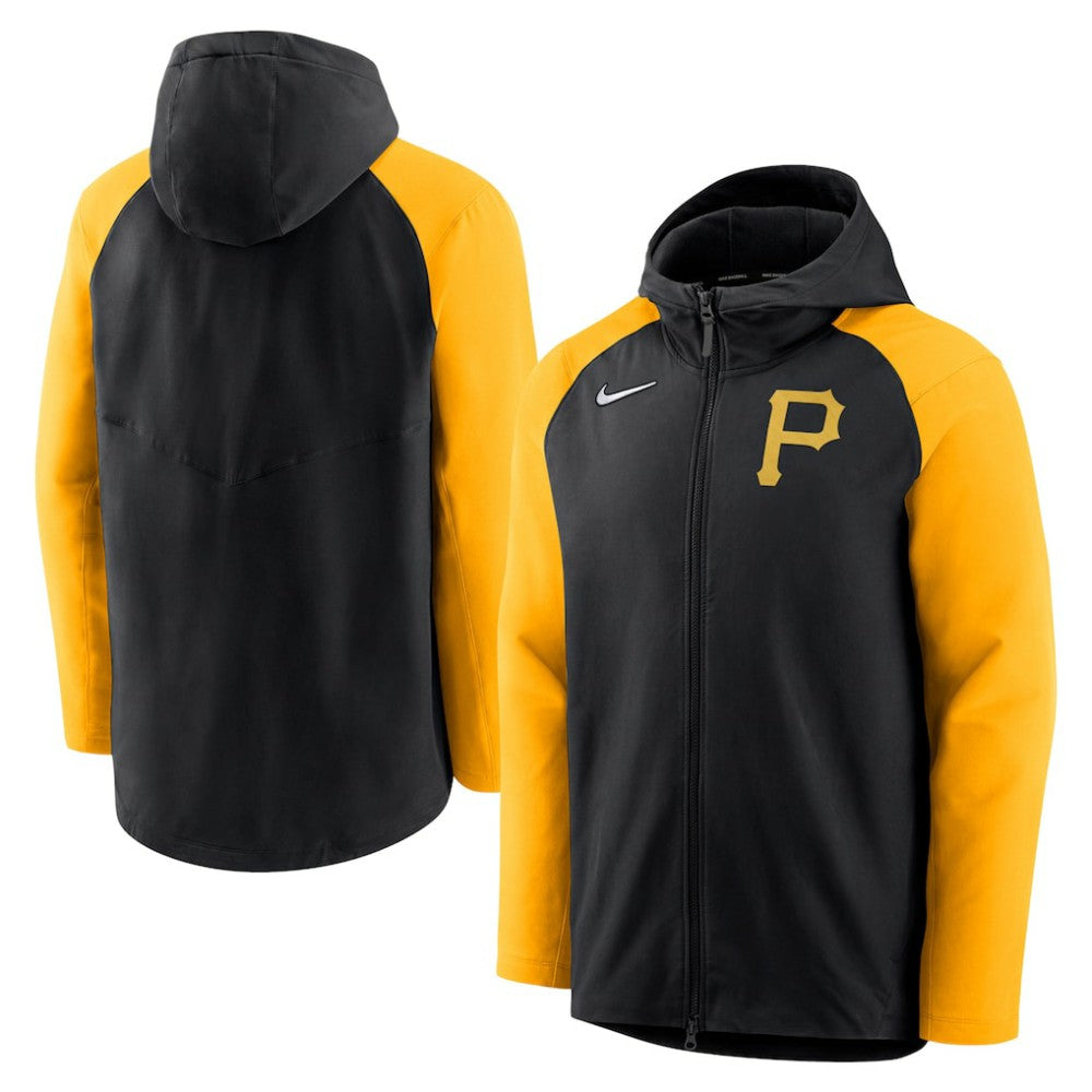 Pittsburgh Pirates Nike Authentic Collection Performance Raglan Full-Zip Hoodie On Sale