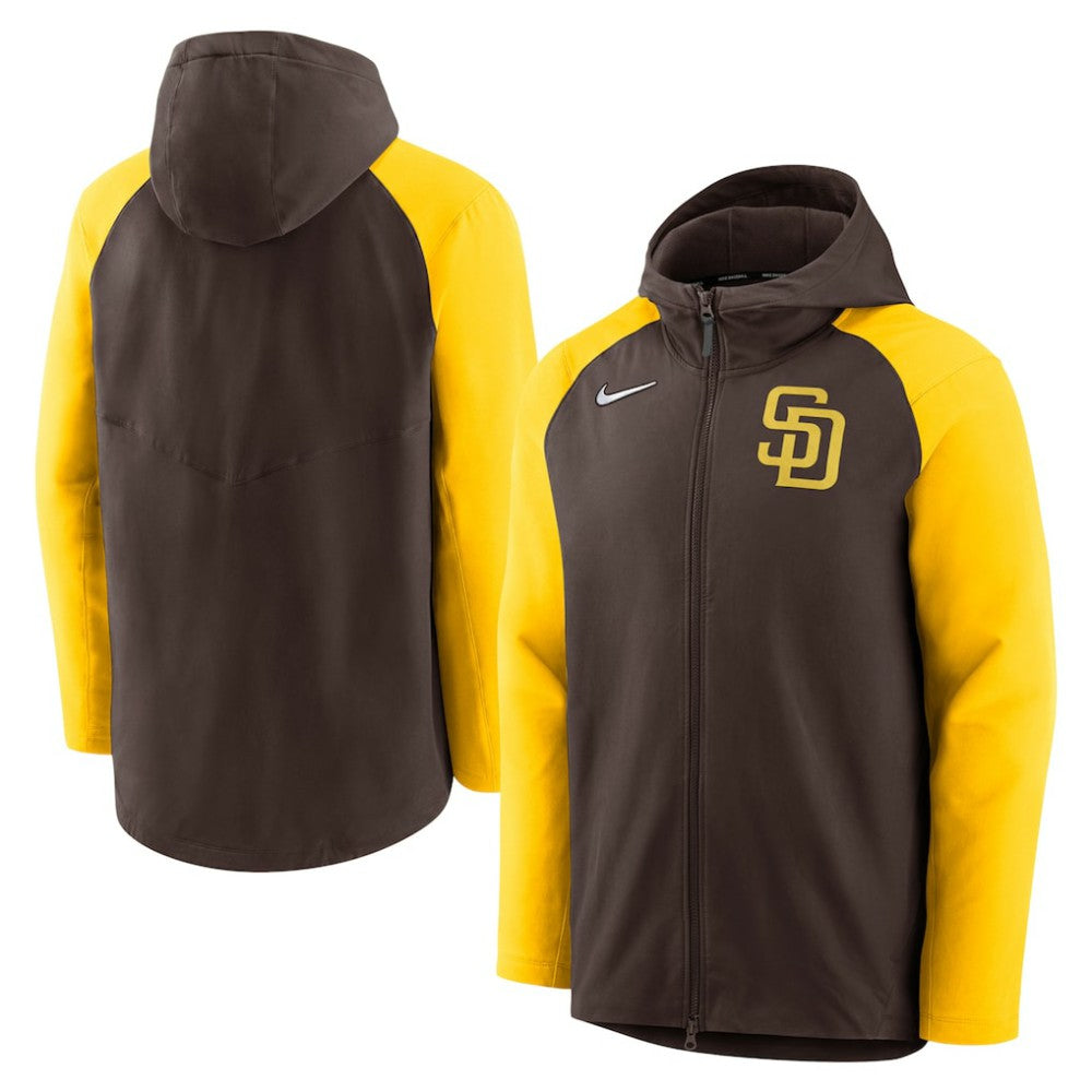San Diego Padres Nike Authentic Collection Performance Raglan Full-Zip Hoodie Near Me