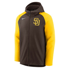 San Diego Padres Nike Authentic Collection Performance Raglan Full-Zip Hoodie Near Me
