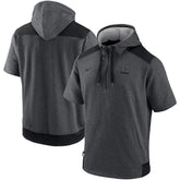 Milwaukee Brewers Nike Authentic Collection Dry Flux Performance Quarter-Zip Short Sleeve Hoodie for sale