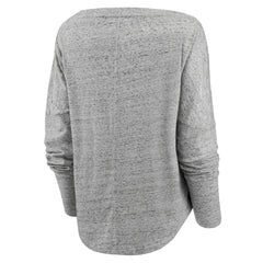 Fanatics - Los Angeles Lakers Women's Nostalgia Off-The-Shoulder Long Sleeve T-Shirt - Heathered Gray