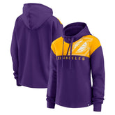 Fanatics - Los Angeles Lakers Women's Overslide Quarter-Zip Fleece Hoodie - Purple