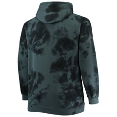 Fanatics - Brooklyn Nets Big & Tall Wordmark Cloud Dye Pullover Hoodie - Black