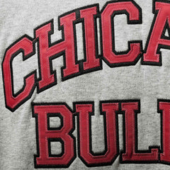 Mitchell & Ness - Chicago Bulls Hardwood Classics Big & Tall Throwback Pullover Hoodie - Heathered Gray