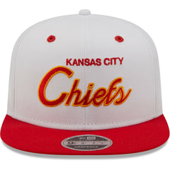Kansas City Chiefs New Era Sparky Original 9FIFTY Snapback Hat White/Red - NFL
