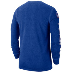 Nike - Philadelphia 76ers Courtside Retro Elevated Long Sleeve T-Shirt - Royal