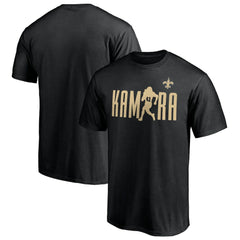 Alvin Kamara New Orleans Saints Checkdown T-Shirt Black - NFL
